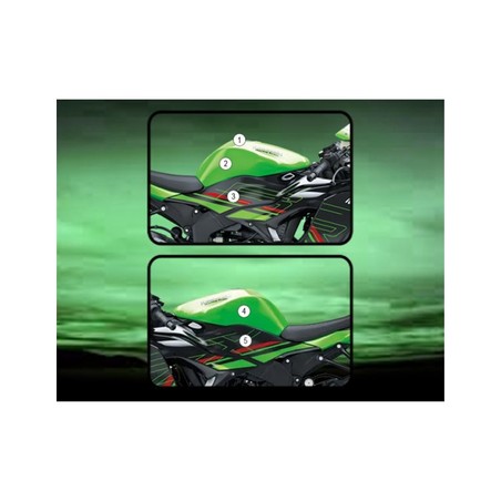 TANKKAW007 Eazi-Guard pellicola protettiva serbatoio (lucido) per Kawasaki ZX6R 2023-2025