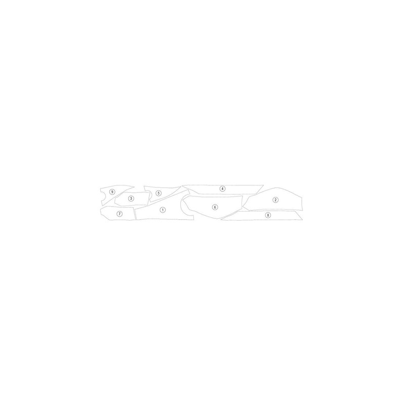 TANKYAM004M Eazi-Guard pellicola protettiva serbatoio (opaco) per Yamaha R7 YZF 700 2021