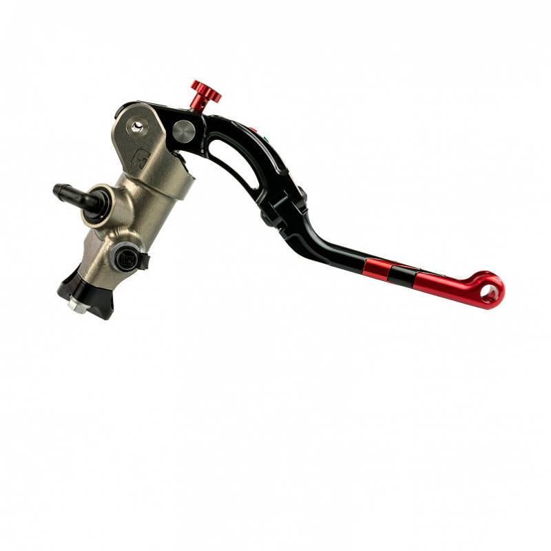 Pompa Prs Evolution Freno Regolabile Accossato 19 X 17-18-19 CNC per Impianti Bidisco rosso