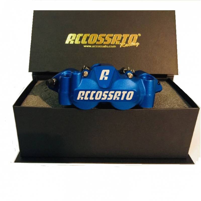 PZ004 Pinza radiali Accossato Interasse 108 mm Pistoni in Alluminio Pastiglie incluse  ACCOSSATO
