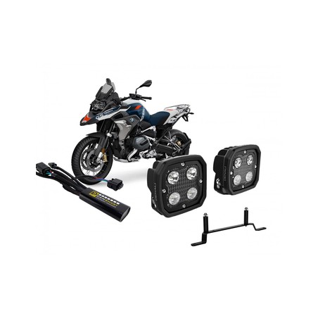 DNL07KIT007K DENALI Kit BMW R1250GS con faretti D4, attacchi e CANsmart™ (DNLD4050 x2 , DNLWHS11602