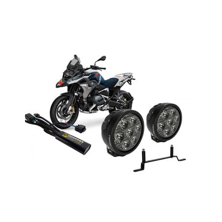 DNL07KIT008K DENALI Kit BMW R1250GS con faretti D7, attacchi e CANsmart™ (DNLD7050 x2 , DNLWHS11602