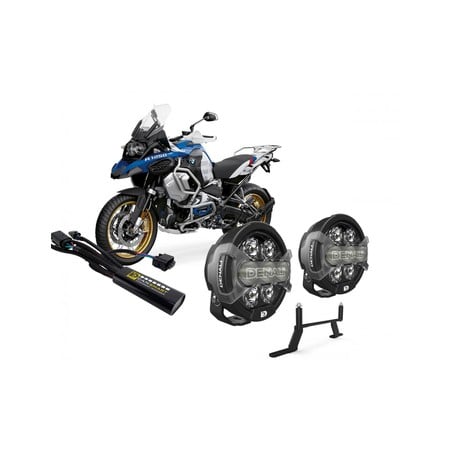DNL07KIT013K DENALI Kit BMW R1250GS ADVENTURE con faretti D7 PRO, attacchi e CANsmart™ (DNLD7P050 x2