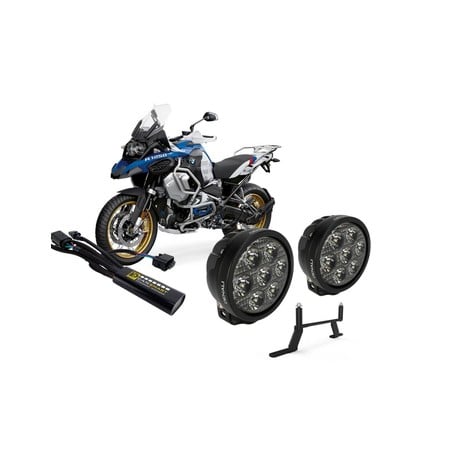 DNL22KIT012 DENALI KIT 2 FARETTI D7 PRO + CANSMART + STAFFA FARETTI DEDICATA - DUCATI SCRAMBLER 800