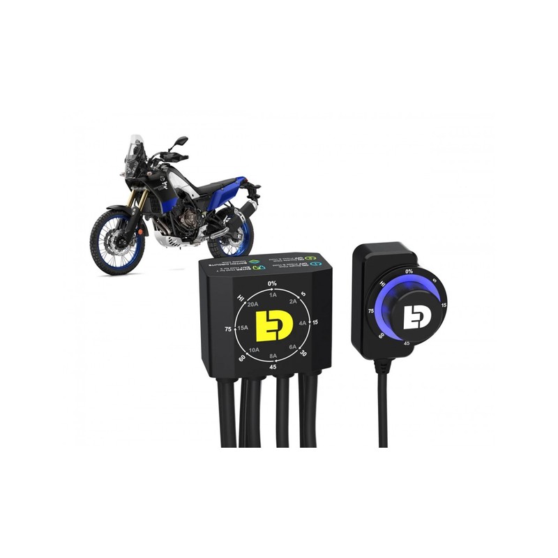 DNLWHS22400K DENALI CONTROLLER DIALDIM CON CABLAGGIO PER YAMAHA TENERE 700