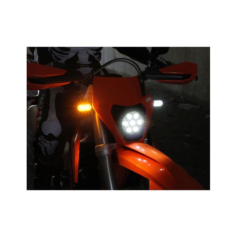 LAH0411000K DENALI KIT FARO ANTERIORE CON D7 - KTM EXC-F, XC-W & XCF-W