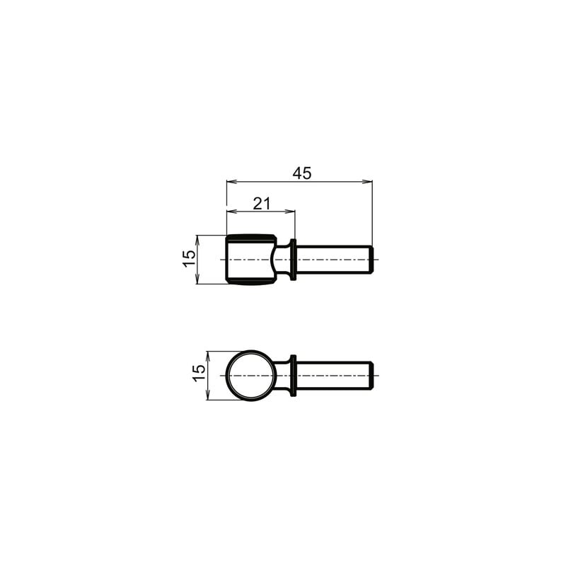 80725 DAYTONA Set staffe faro anteriore in CNC diametro 35 mm, regolabile