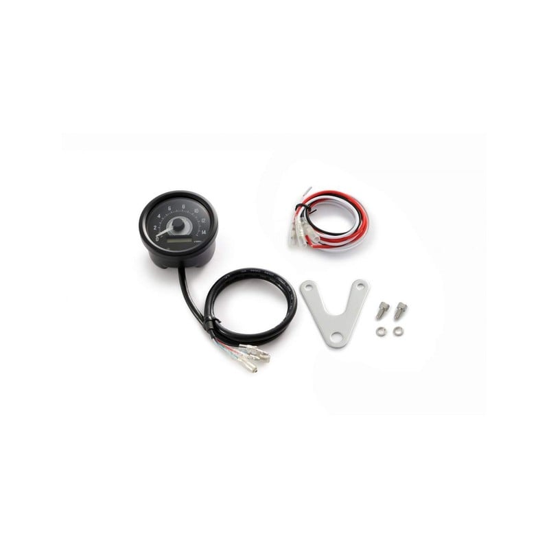 88635 DAYTONA Fanale anteriore a LED "CAPSULE120" - montaggio inferiore, NERO E-MARKED
