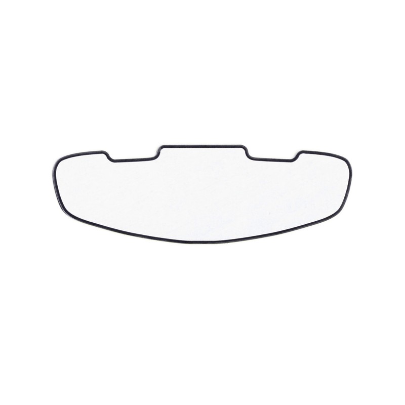 70-0201 FK VISORS frontino parasole per casco jet 3 bottoni - nero lucido