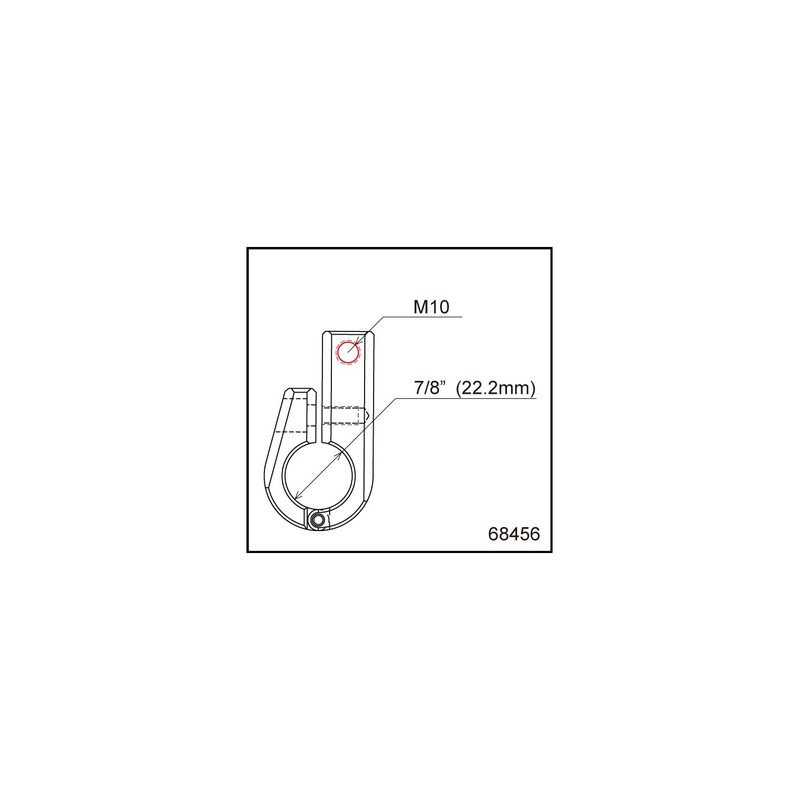 BM10 OUTPLORER Adattatore sfera M10