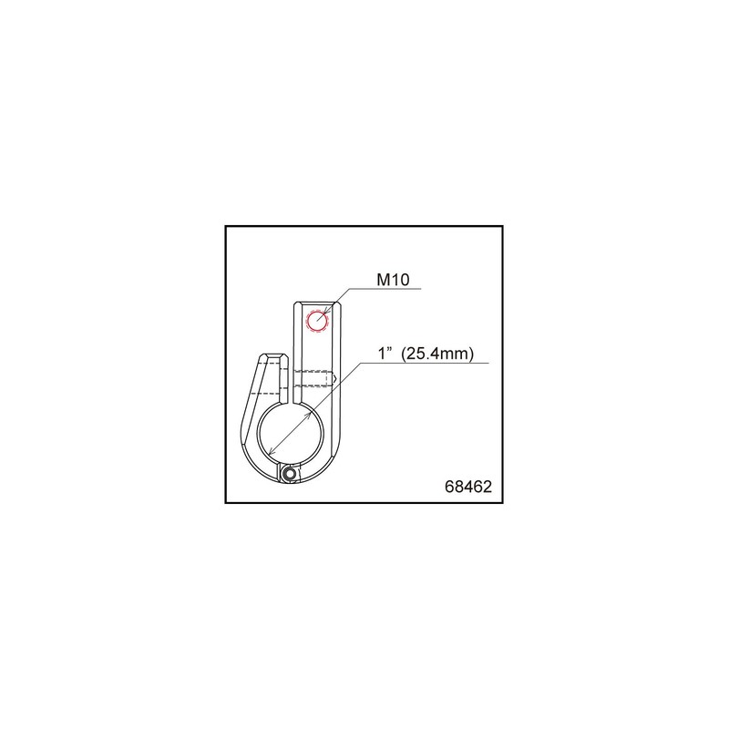 BM10 OUTPLORER Adattatore sfera M10