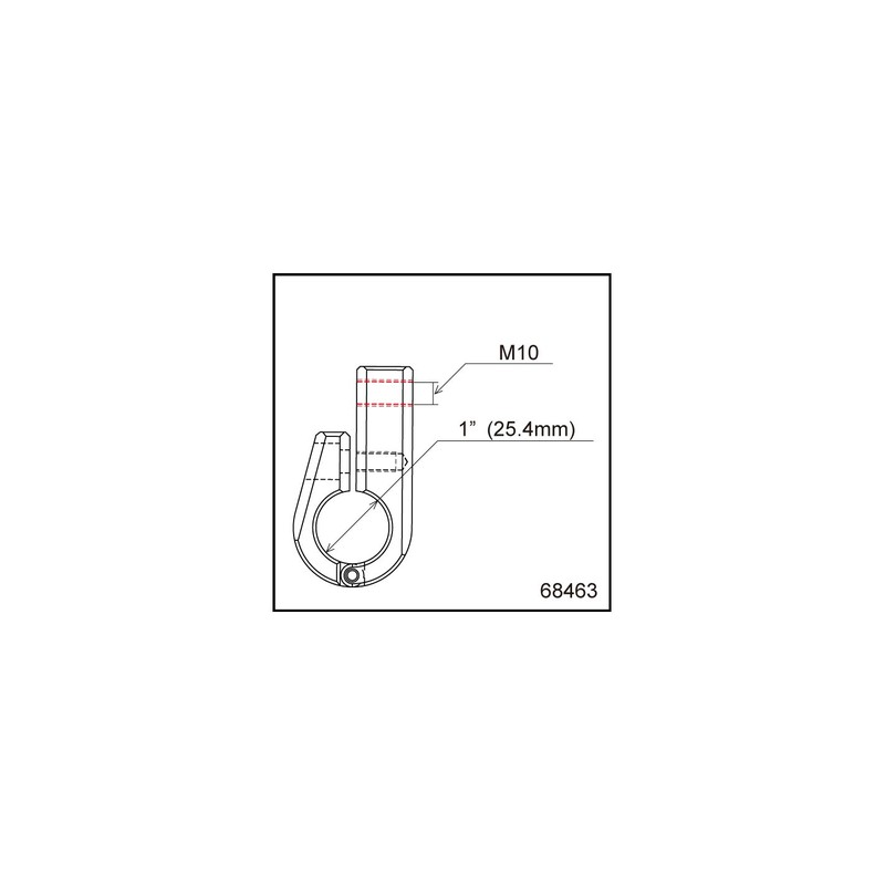 BM10 OUTPLORER Adattatore sfera M10