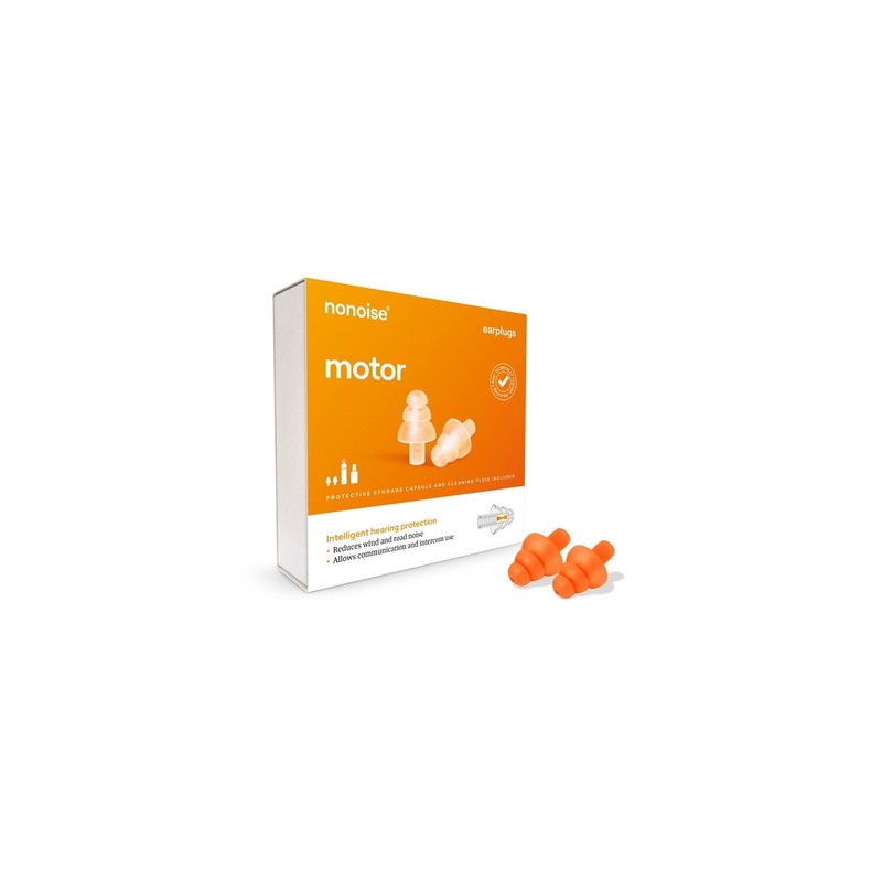 NN004 NONOISE KIT 2 PZ.PROTEZIONI UDITO CON FILTRO CERAMICO "NONOISE MOTOR"