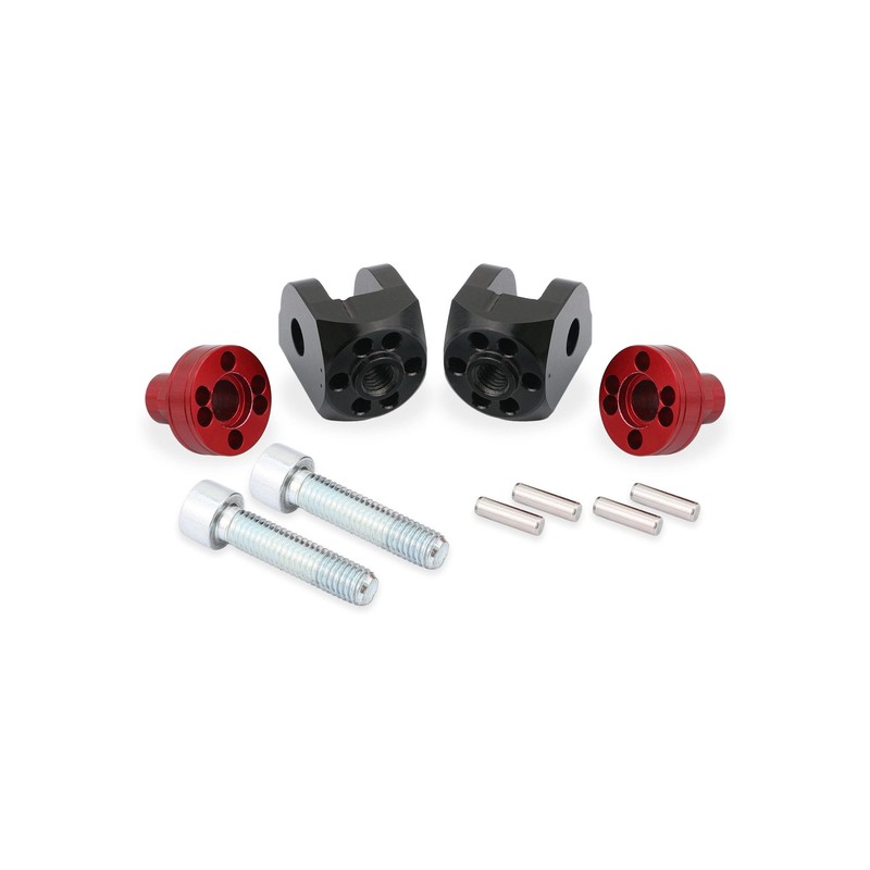 PEA22 Advanced Mounting System TOURING Fahrerfußrasten-Kit Ducati Hypermotard 698 Mono 2024+ CNC Rac