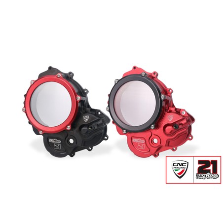 CA510_TB Tapa transparente para embrague de aceite de edición limitada Troy Bayliss Ducati Hypermota