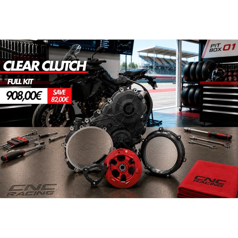 Kit_frizione_01 Clear Clutch cover Kit for Ducati Multistrada V4 Pikes Peak 2022+ CNC Racing