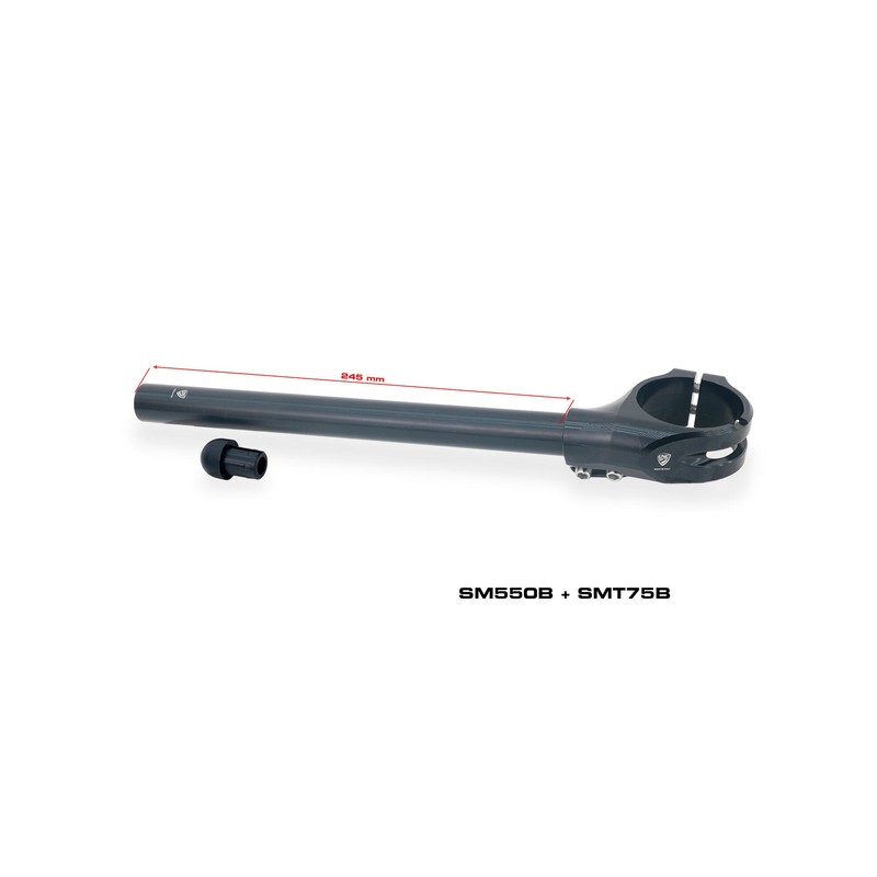 SM550_01 Clip on handlebar clamps Ø 50 mm offset 26 mm angle 7° Mv Agusta F3 675 RC E4 2017+ CNC Rac