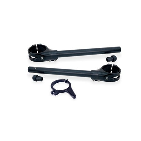 Kit semimanubri Ø 53 mm offset 26 mm con supporto ammortizzatore di sterzo per Ducati Superbike Panigale V4 S 2025+ CNC Racing