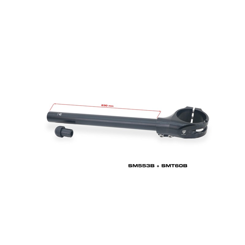 Coppia tubi semimanubri lunghezza 260 mm diametro interno 15 8 Mv Agusta CNC Racing SMT60
