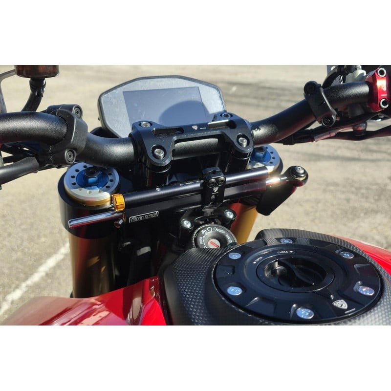SD120 Steering damper kit for triple clamps kit PS535 PS536 Ducati Hypermotard 950 Sp 2019+ CNC Raci