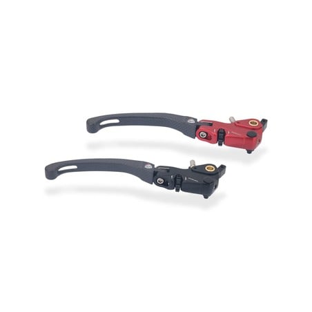Leva freno RACE EVO Pieghevole Carbonio Opaco per pompe freno Brembo semi radiali Moto Guzzi CNC Racing LBV04_Y