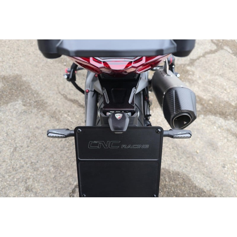 Portatarga regolabile per e Rally Ducati Multistrada V4 Pikes Peak 2025+ CNC Racing