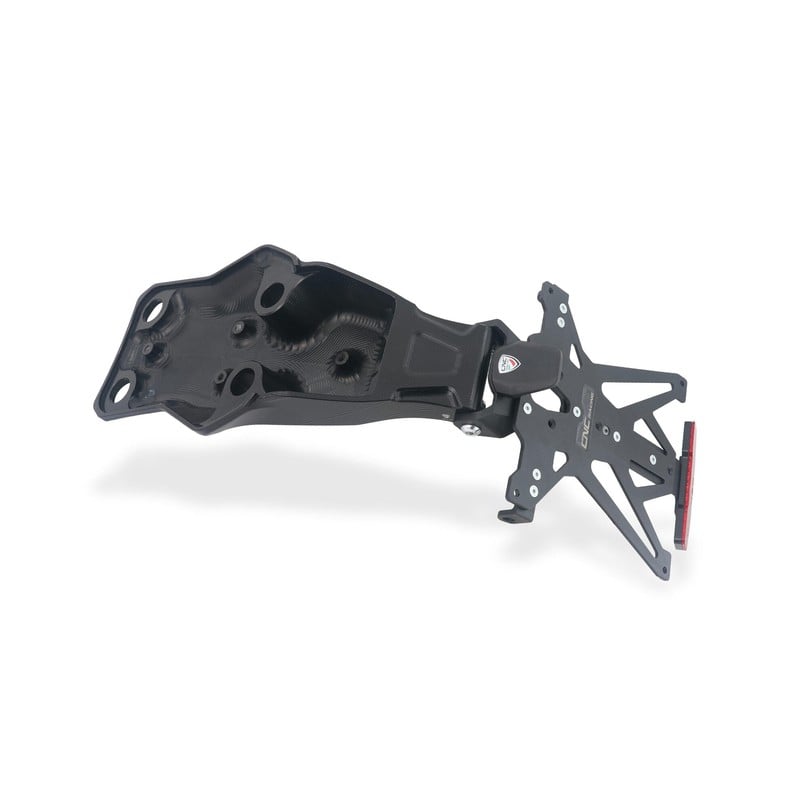 Portatarga regolabile per e Rally Ducati Multistrada V4 Pikes Peak 2025+ CNC Racing