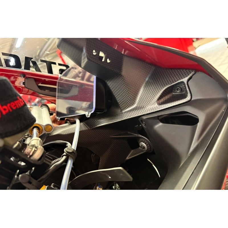 Supporto strumentazione carbonio Ducati Superbike Panigale V4 S 2025+ CNC Racing