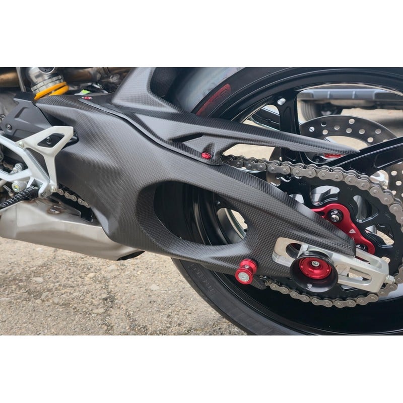 ZA433 Carbon Swingarm Covers Left and Right Panigale Ducati Streetfighter V4 S 2025+ CNC Racing