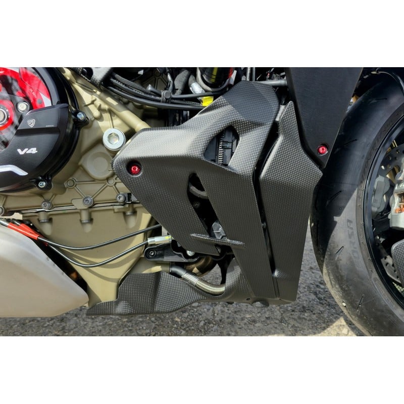 ZA229 Bellypans RH LH Carbon Ducati Streetfighter V4 S 2025+ CNC Racing