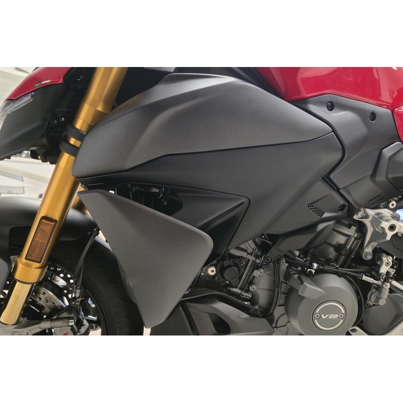 Fianchetti serbatoio carburante destro e sinistro Ducati Streetfighter V2 My2025 2025+ CNC Racing