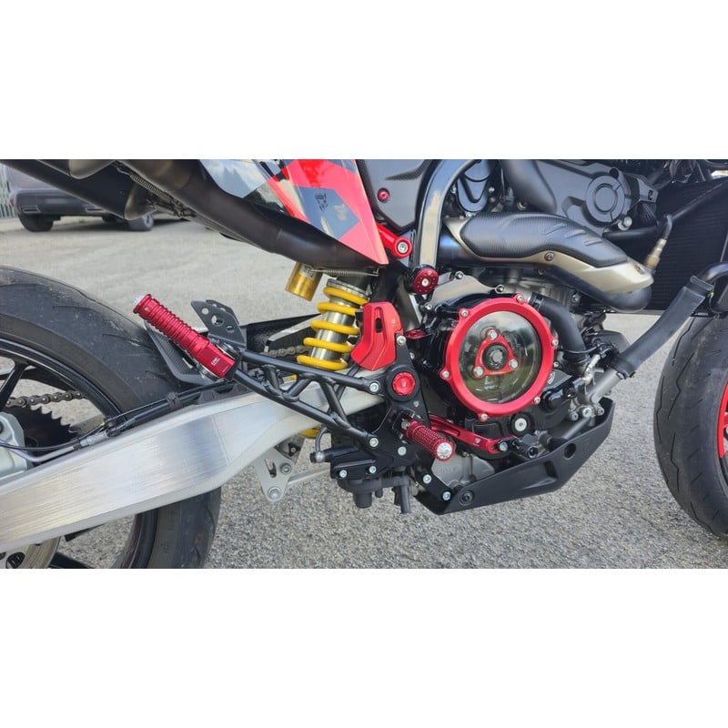 Pedane regolabili Ducati Hypermotard 698 Mono 2024+ CNC Racing