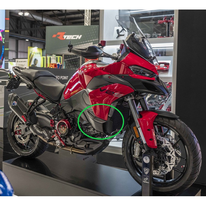 ZA385 Alette in carbonio per Ducati Multistrada V2 My2025 2025+ CNC Racing