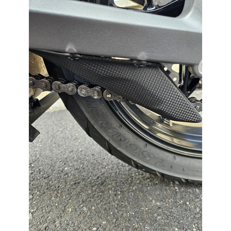 ZA395 Lower chain guard in carbon for Ducati Multistrada V2 My2025 2025+ CNC Racing
