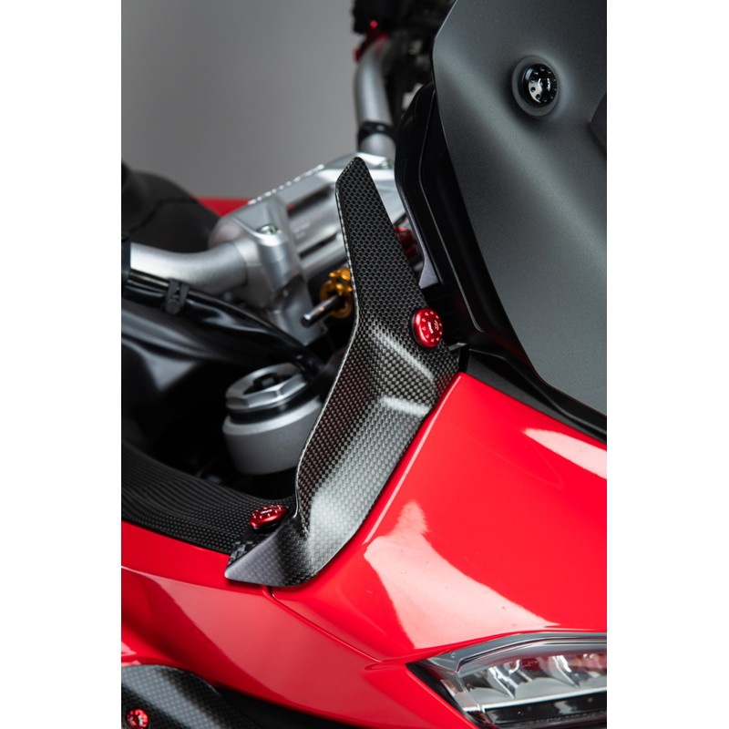 ZA380 Deflettori aria in carbonio per Ducati Multistrada V2 My2025 2025+ CNC Racing
