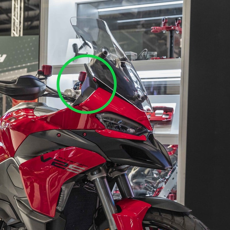 ZA380 Deflettori aria in carbonio per Ducati Multistrada V2 My2025 2025+ CNC Racing
