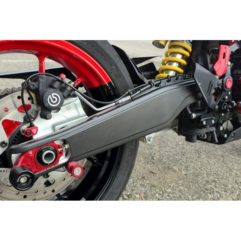 ZA283 Swingarm Cover for Carbon Ducati Hypermotard 698 Mono 2024+ CNC Racing