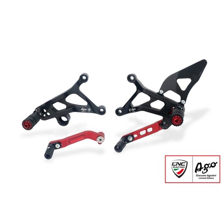 PE226_AGO Adjustable rear sets Giacomo Agostini Limited Edition Mv Agusta Brutale 3 675 2012+ CNC Ra
