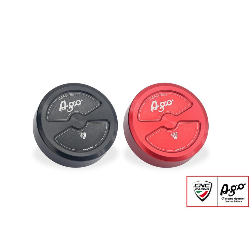 Tappo serbatoio fluido freno o frizione M52x4 Giacomo Agostini Limited Edition Mv Agusta F3 675 RC E4 2017+ CNC Racing