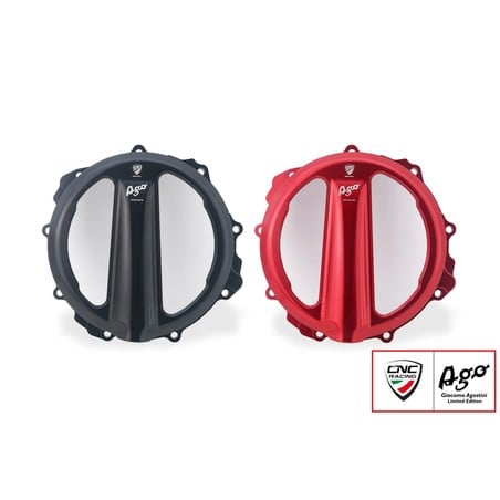 Carter frizione trasparente comando a filo Giacomo Agostini Limited Edition Mv Agusta Brutale 3 675 2012+ CNC Racing