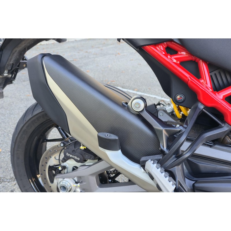 Paracalore Silenziatore Carbonio Ducati Multistrada V4 S 2025+ CNC Racing