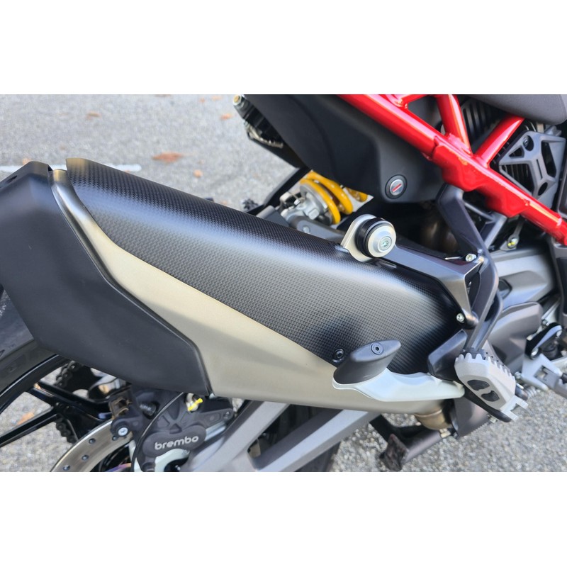 Paracalore Silenziatore Carbonio Ducati Multistrada V4 S 2025+ CNC Racing