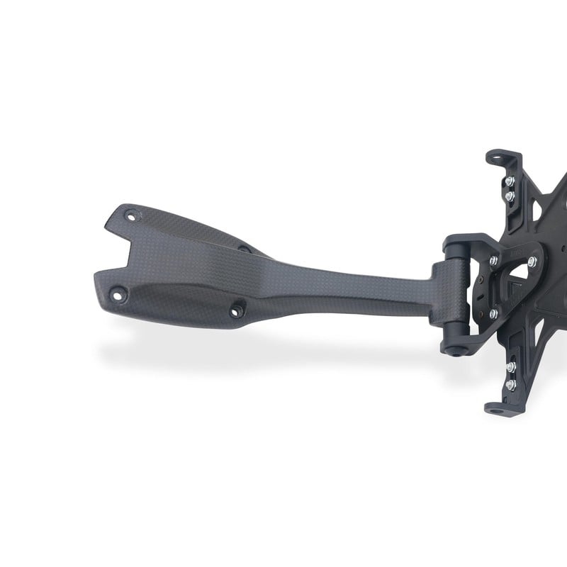 Porta targa in carbonio Panigale regolabile leggero e plug & play Ducati Streetfighter V2 My2025 2025+ CNC Racing