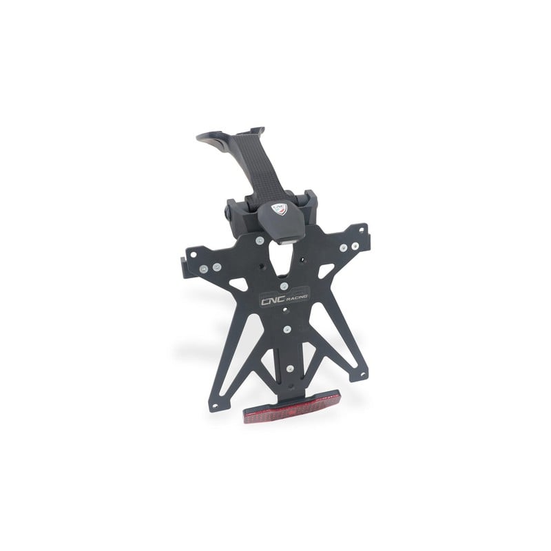 Porta targa in carbonio Panigale regolabile leggero e plug & play Ducati Streetfighter V4 S 2025+ CNC Racing