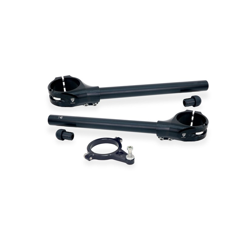 SMK02 Clip on kit Ø 53 mm offset 26 mm with steering damper bracket for Ducati Superbike 1199 Paniga