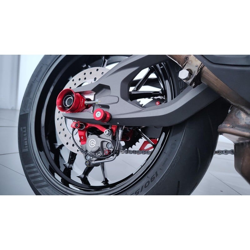 Tamponi protezione ruota posteriore Edizione Race Ducati Hypermotard V2 Sp 2026+ CNC Racing