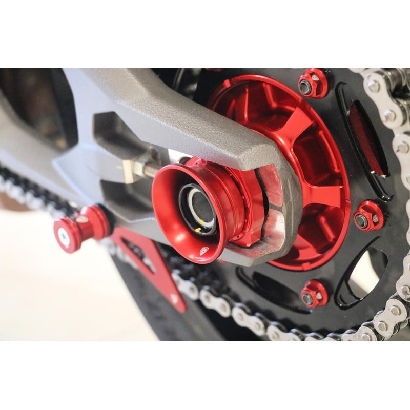 Tamponi protezione ruota posteriore Edizione Race Ducati Hypermotard V2 Sp 2026+ CNC Racing