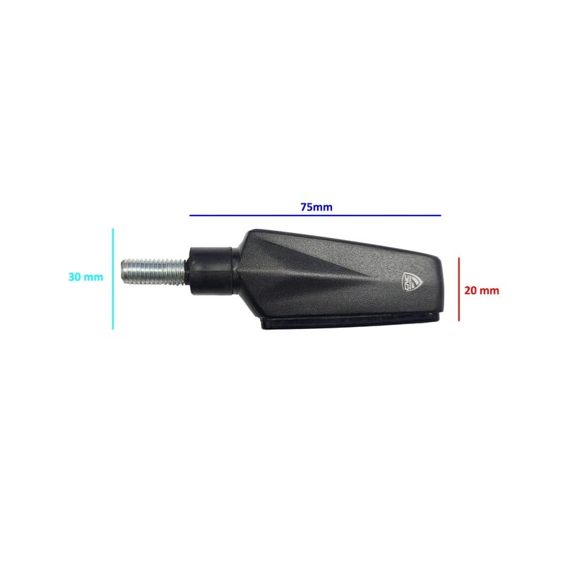 ID023_MV_AGUSTA Aluminum turn indicator Led Sequential WING Homologated Mv Agusta CNC Racing ID023