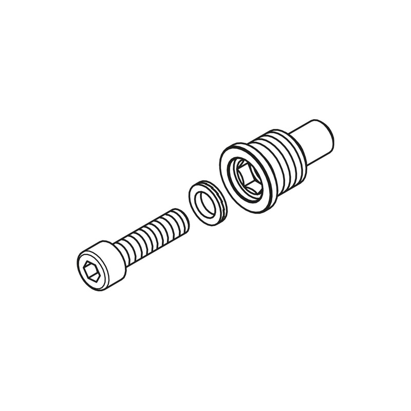 Adattatore per installare protezione leva freno e frizione specchi Bar end Ducati Superbike Panigale V2 My2025 2025+ CNC Racing