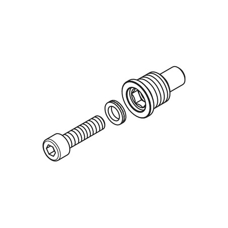Adattatore per installare protezione leva freno e frizione specchi Bar end Ducati Superbike Panigale V2 My2025 2025+ CNC Racing